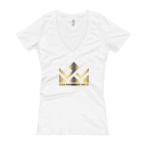 Gold LSI Women's V-Neck T-shirt